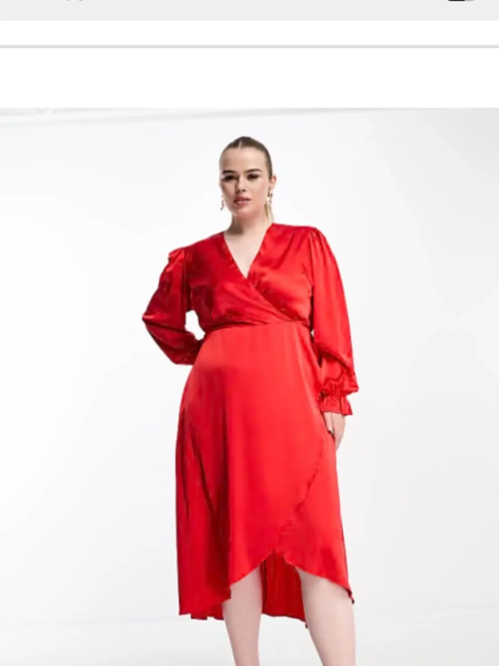 NWT Armani exchange wrap front red dress - Picture 2 of 12